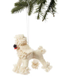 Poodle Christmas Ornament